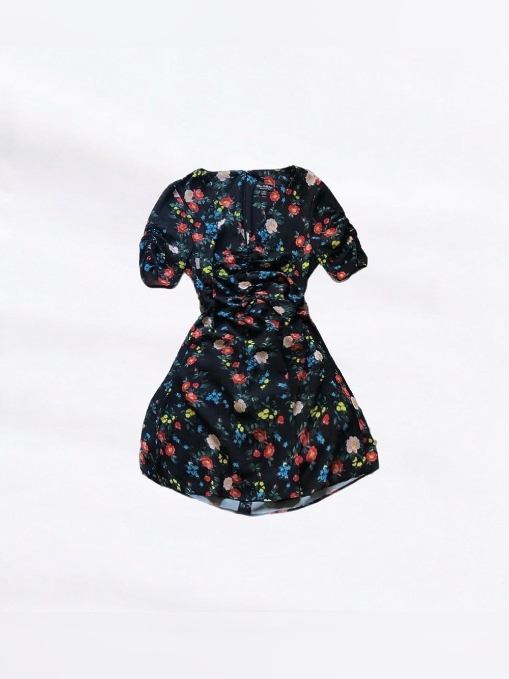 miss selfridge ⋆ ruched floral dress